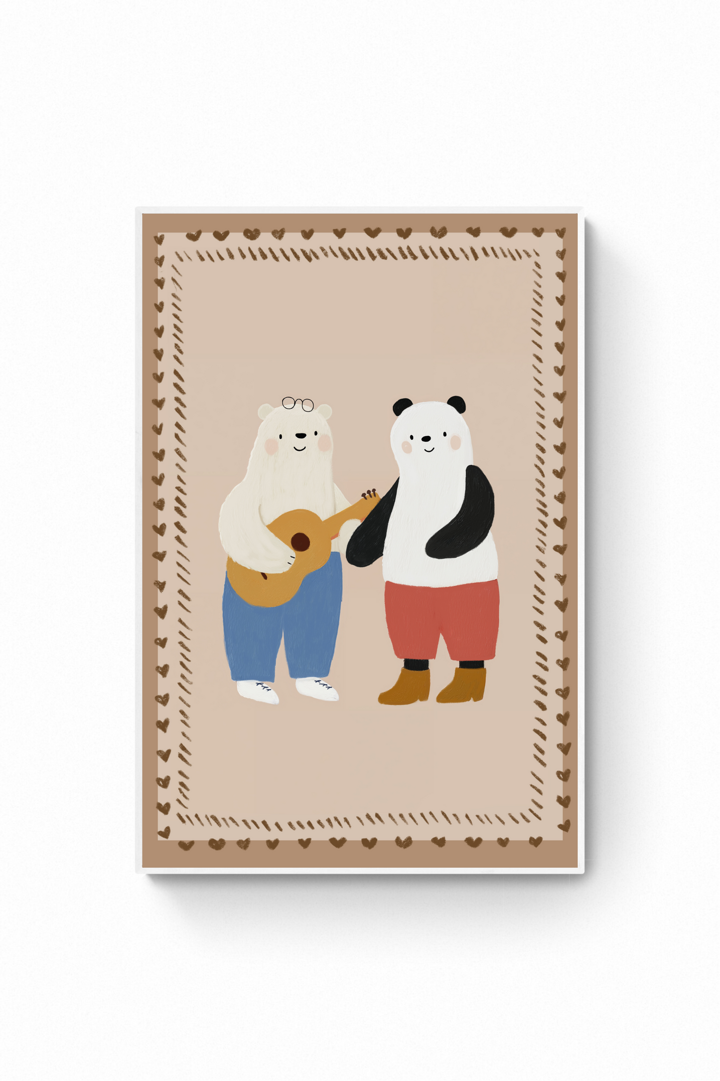 Oso - Panda y guitarra