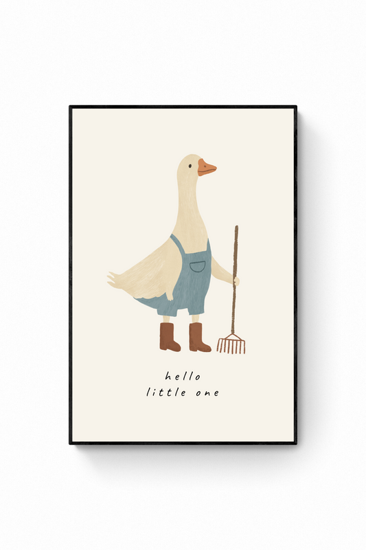 Ave - Pato en overol