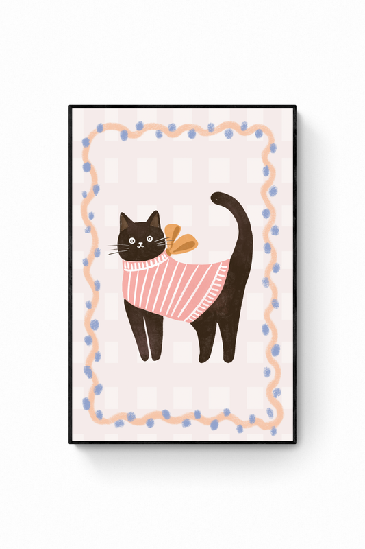 Gato - Negro con chompa