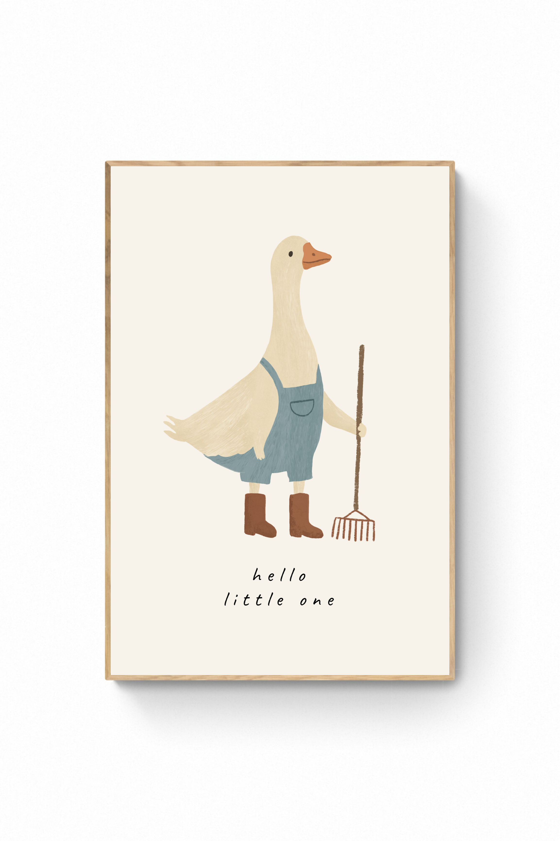 Ave - Pato en overol