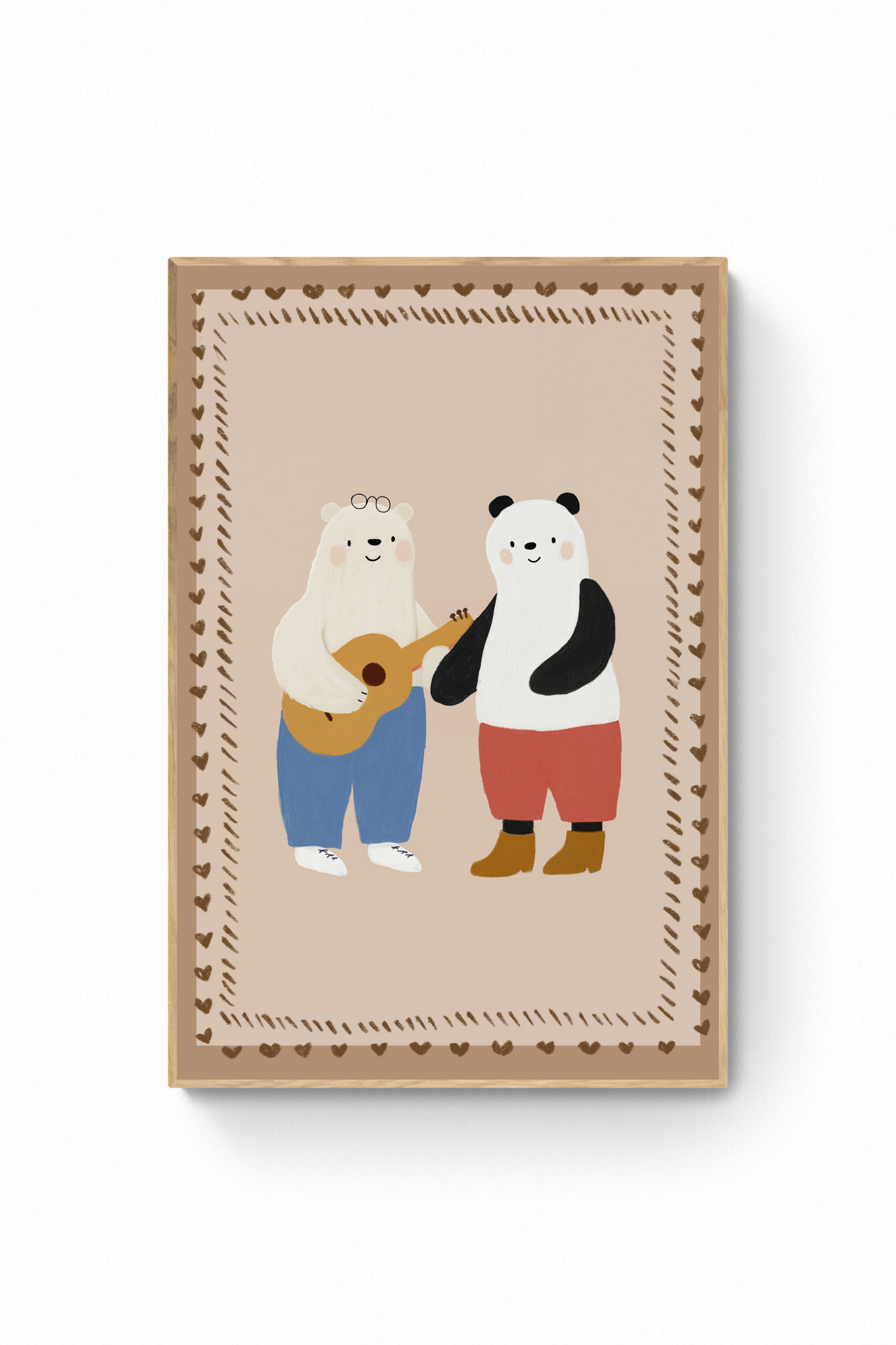 Oso - Panda y guitarra