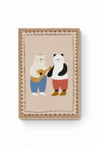 Oso - Panda y guitarra