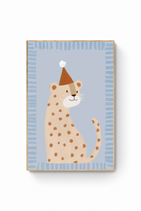 Gato - Leopardo con sombrero