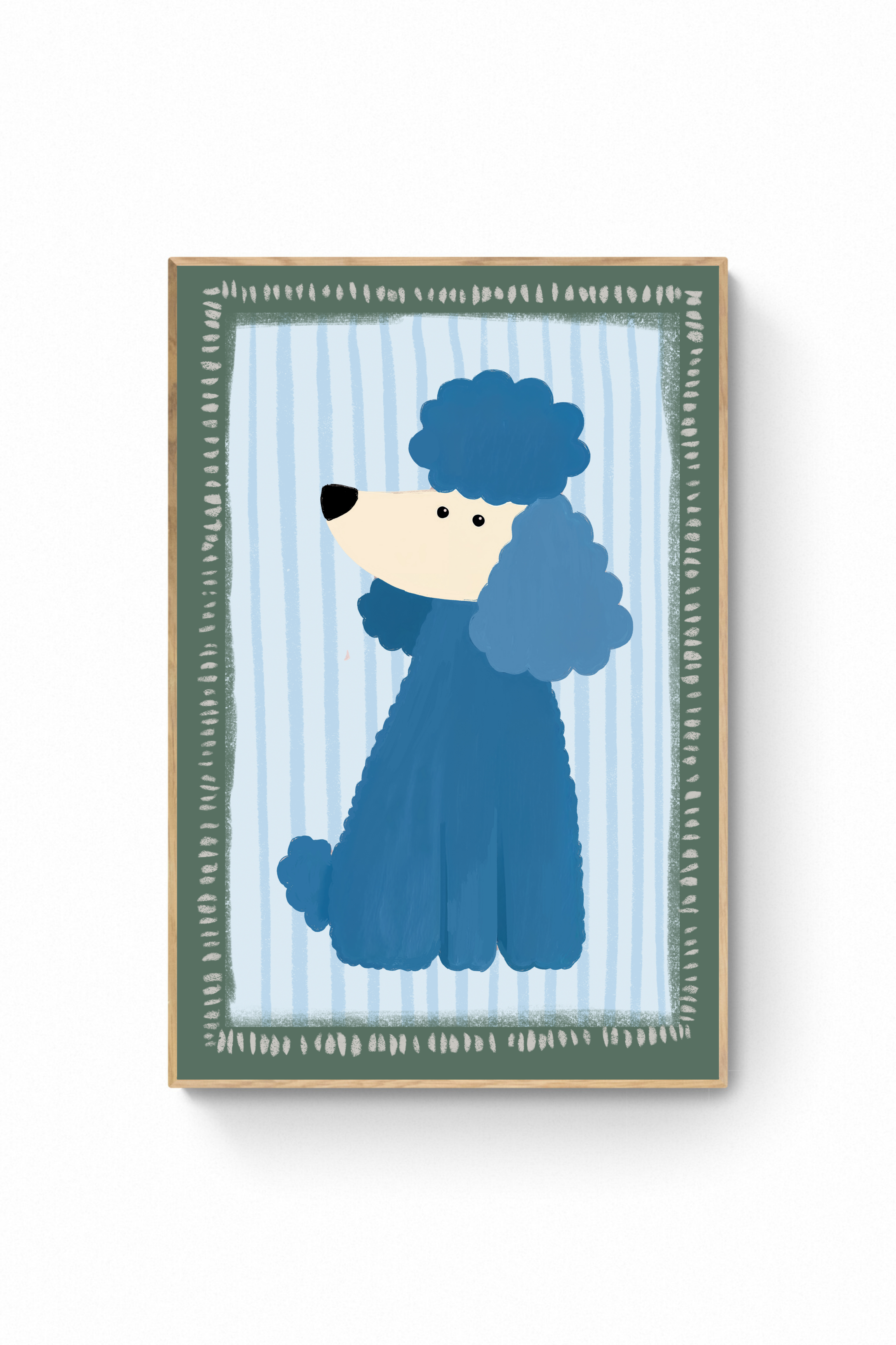 Perro - Poodle azul