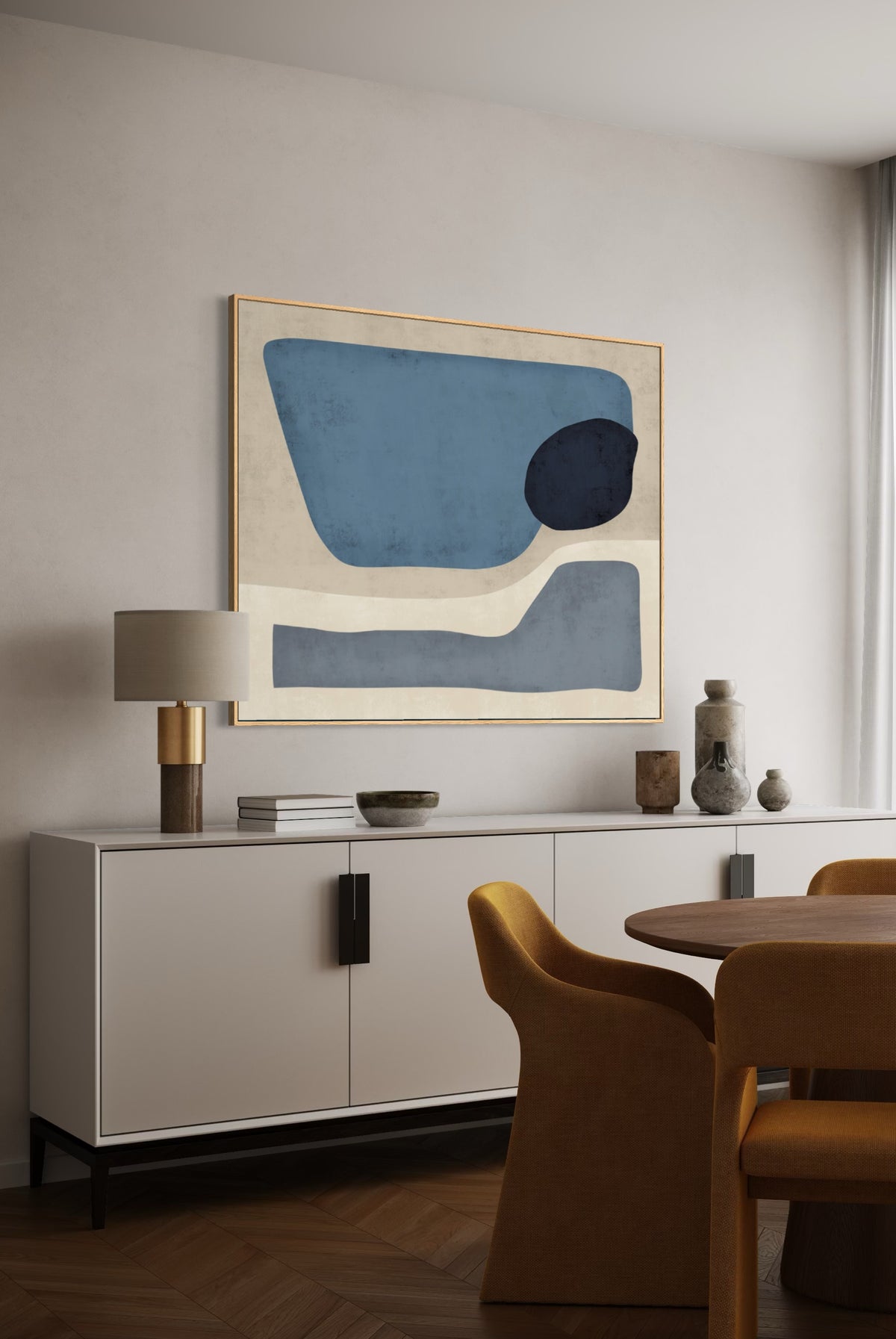 Cuadro | Strata in Indigo