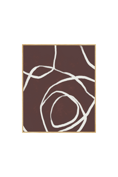 Cuadro | Saona in Maroon