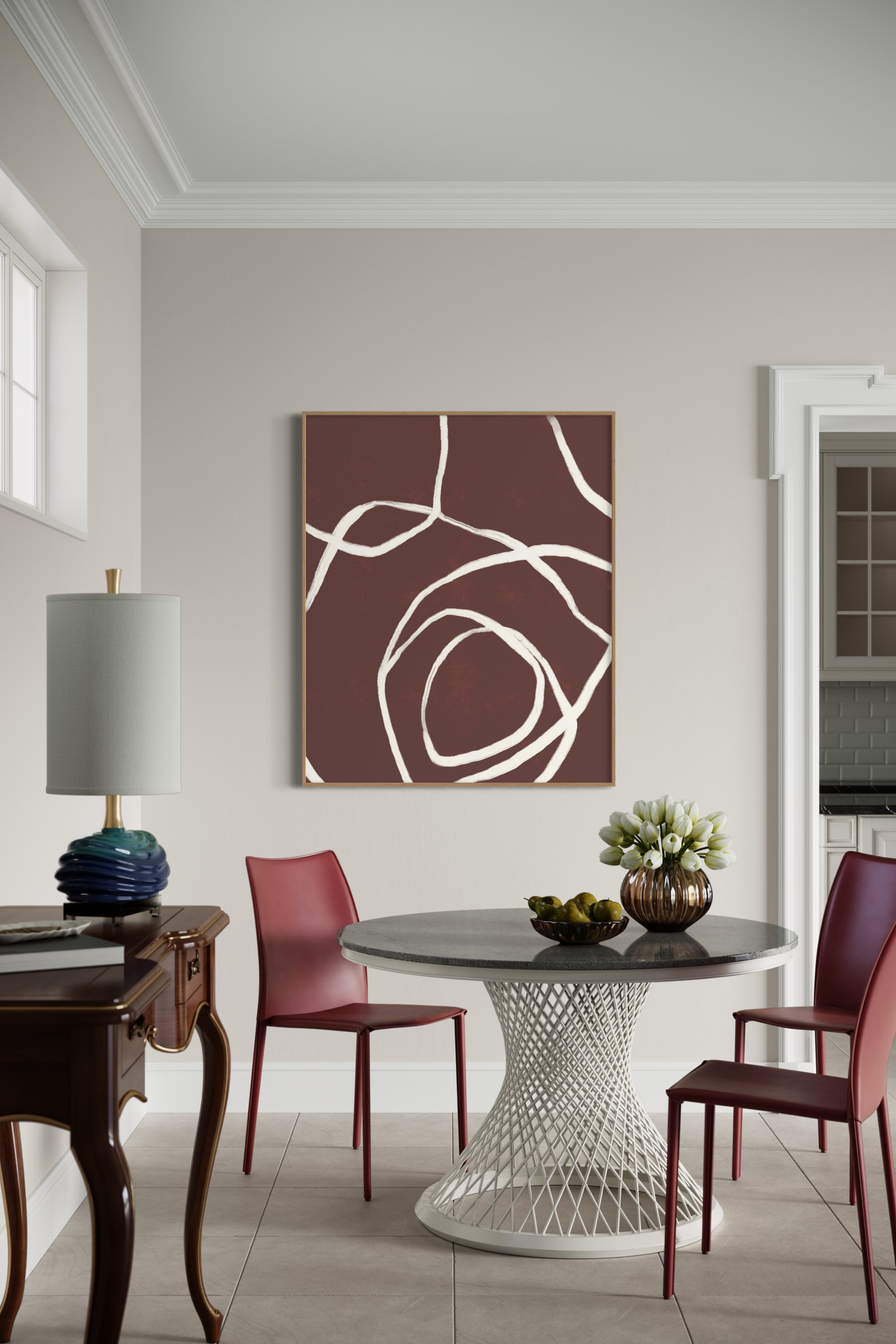 Cuadro | Saona in Maroon