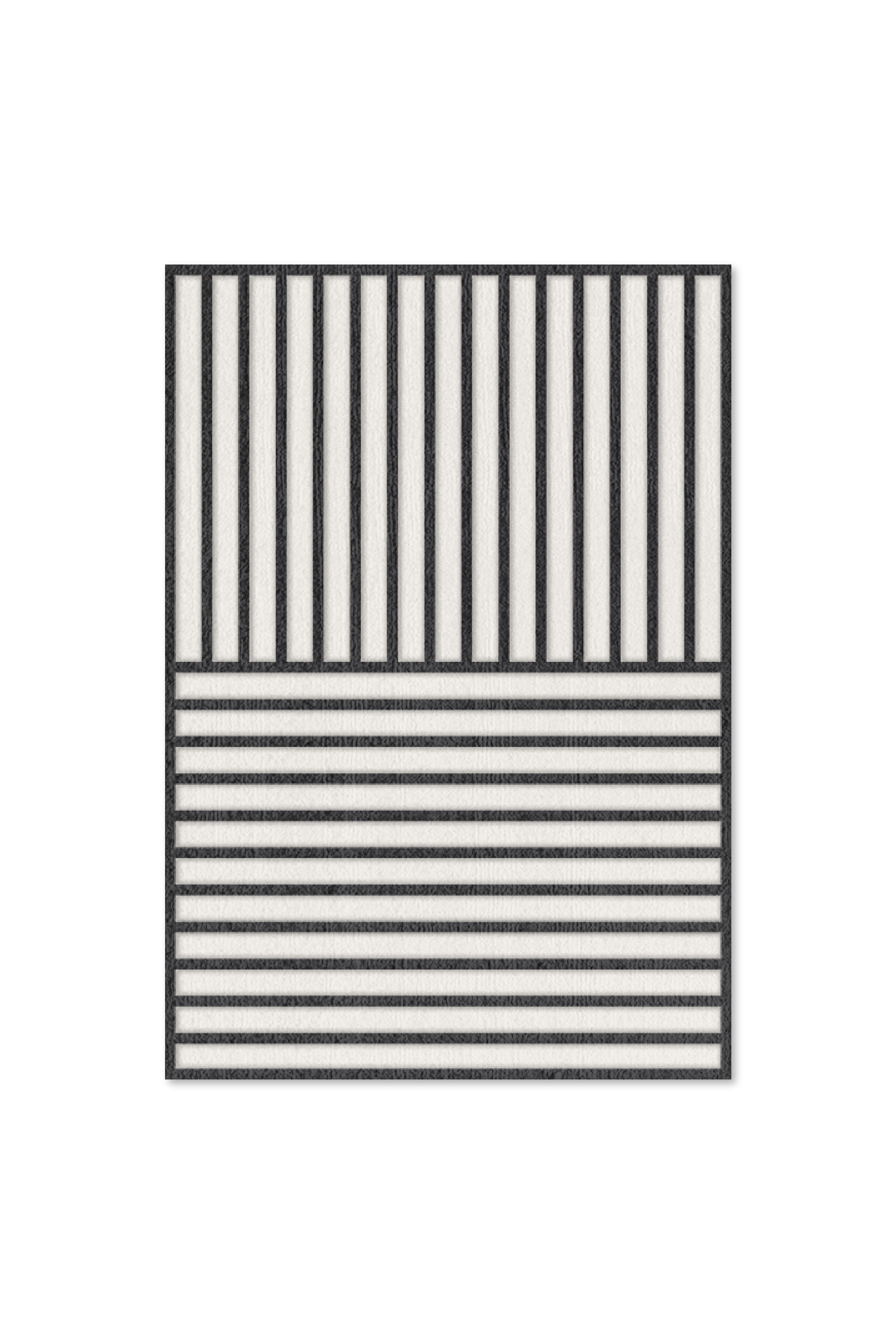 160x230 / Ivory y Charcoal