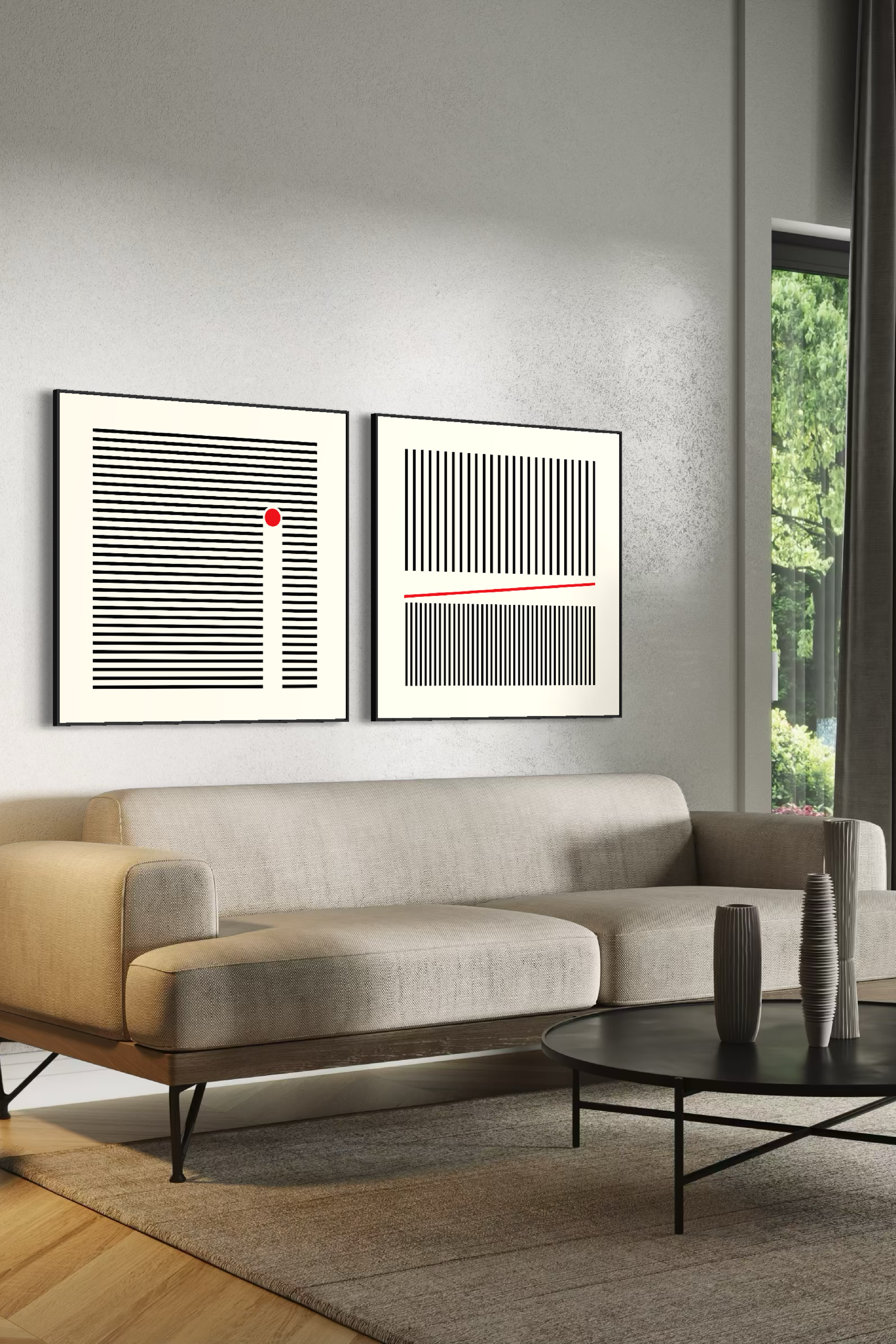 Díptico cuadrado | Ruby SQ