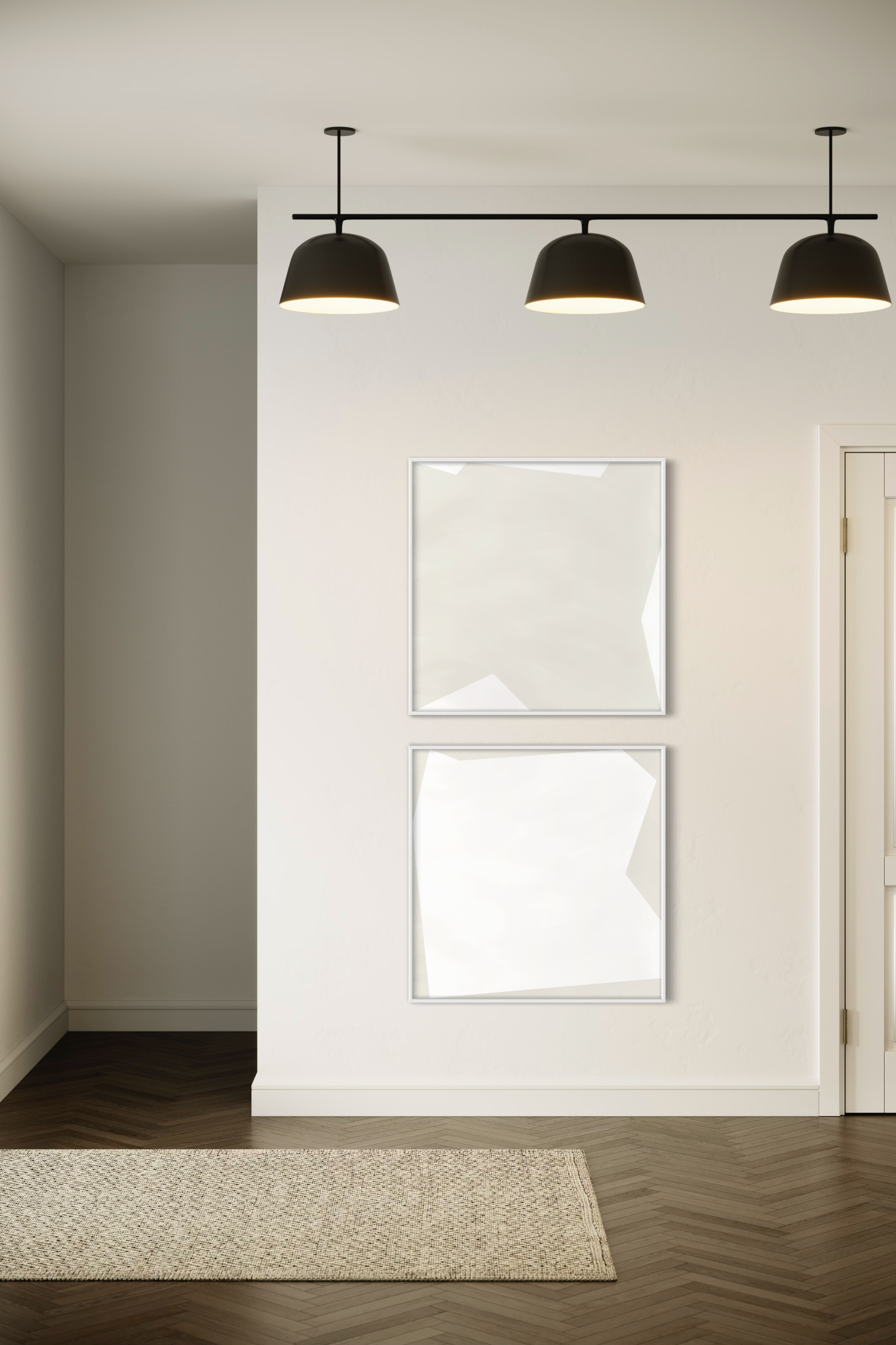 Díptico cuadrado | Serenity Neutrals in bone