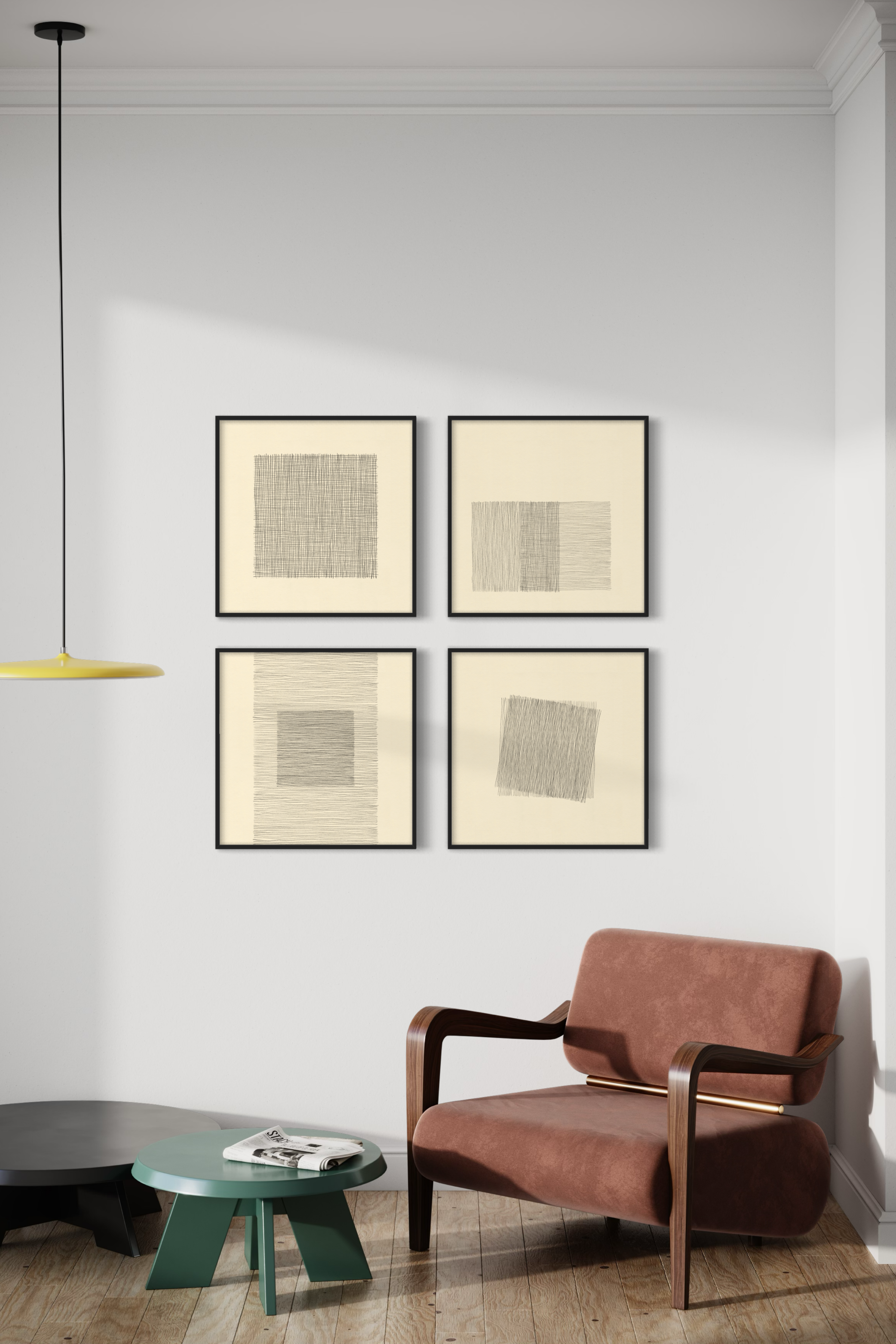 Gallery Wall 4SQ | Intrico Set