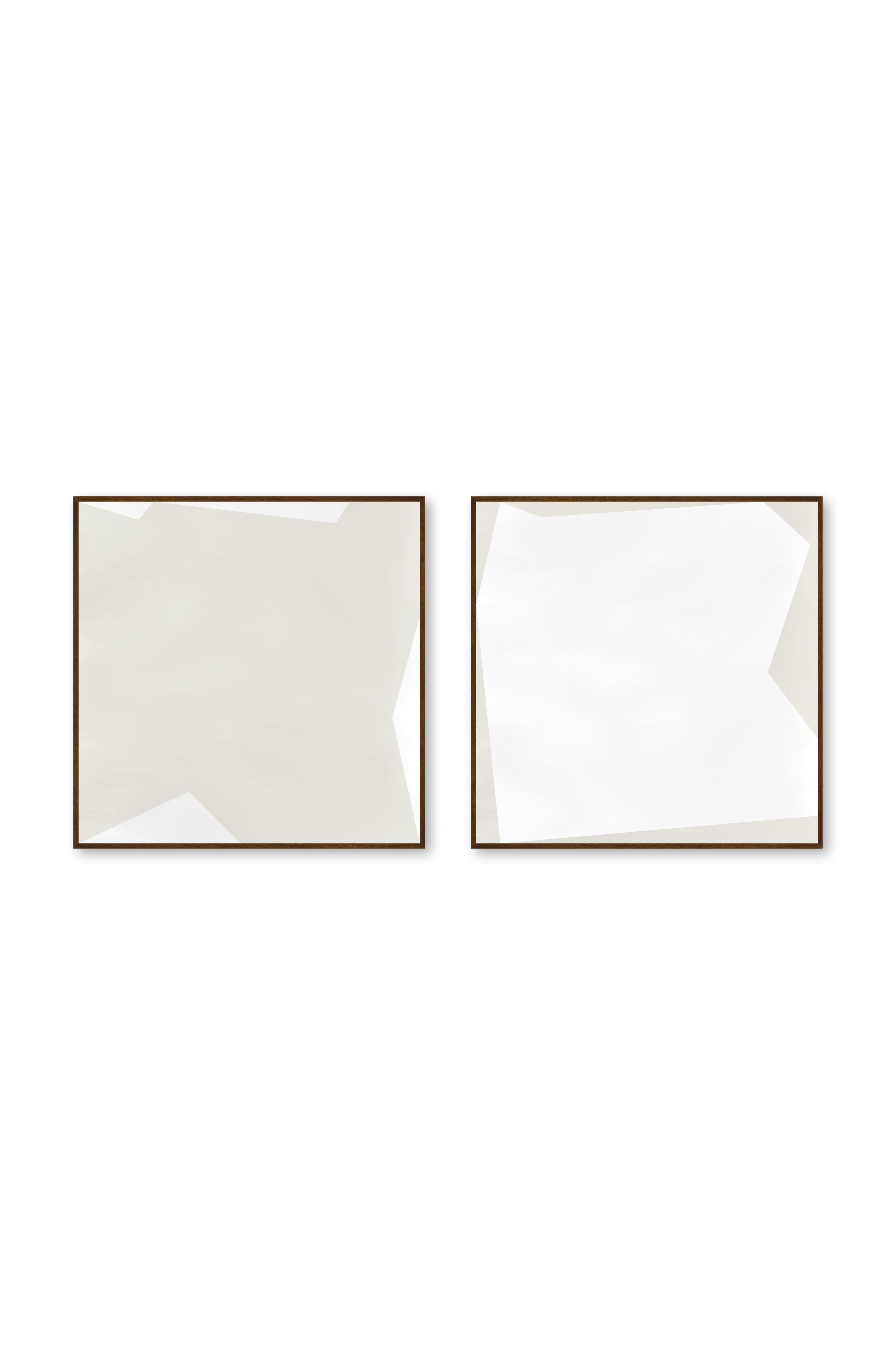 Díptico cuadrado | Serenity Neutrals in bone