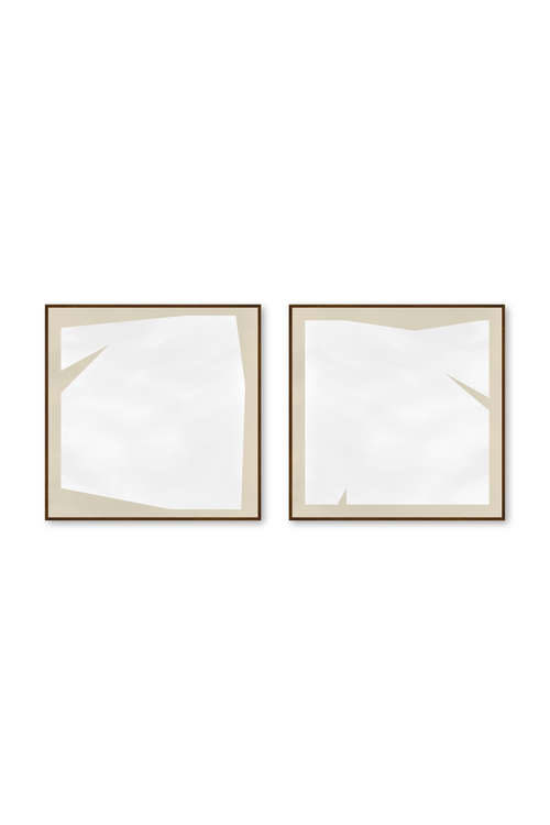 Díptico cuadrado | Serenity Neutrals in beige