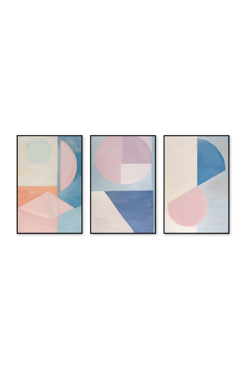 Tríptico Vertical 2:3 | Pastel Flow