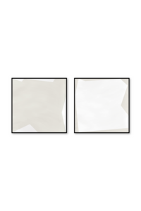 Díptico cuadrado | Serenity Neutrals in bone
