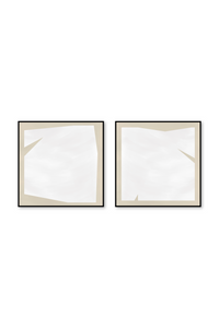 Díptico cuadrado | Serenity Neutrals in beige