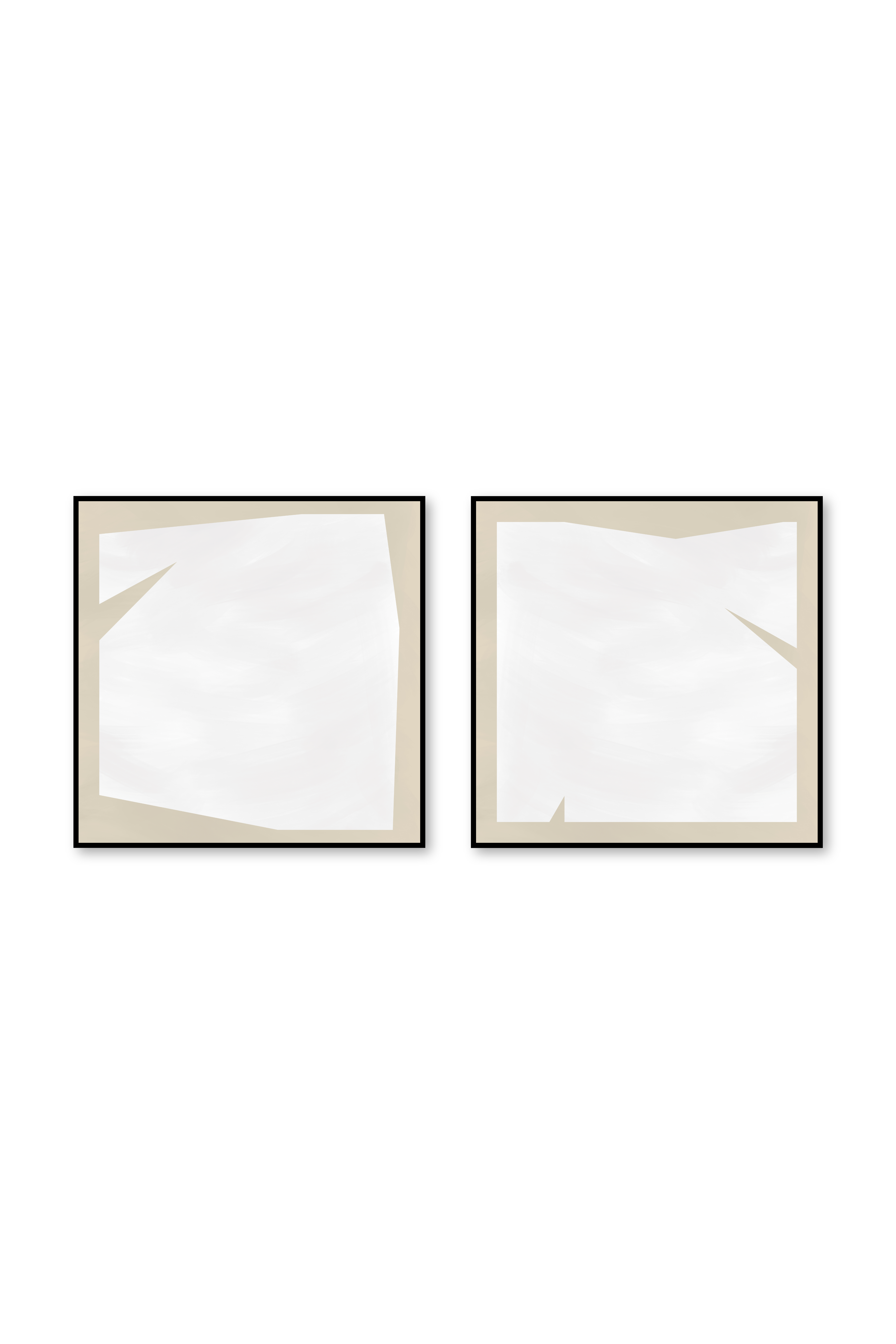 Díptico cuadrado | Serenity Neutrals in beige