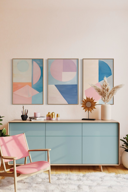 Tríptico Vertical 2:3 | Pastel Flow