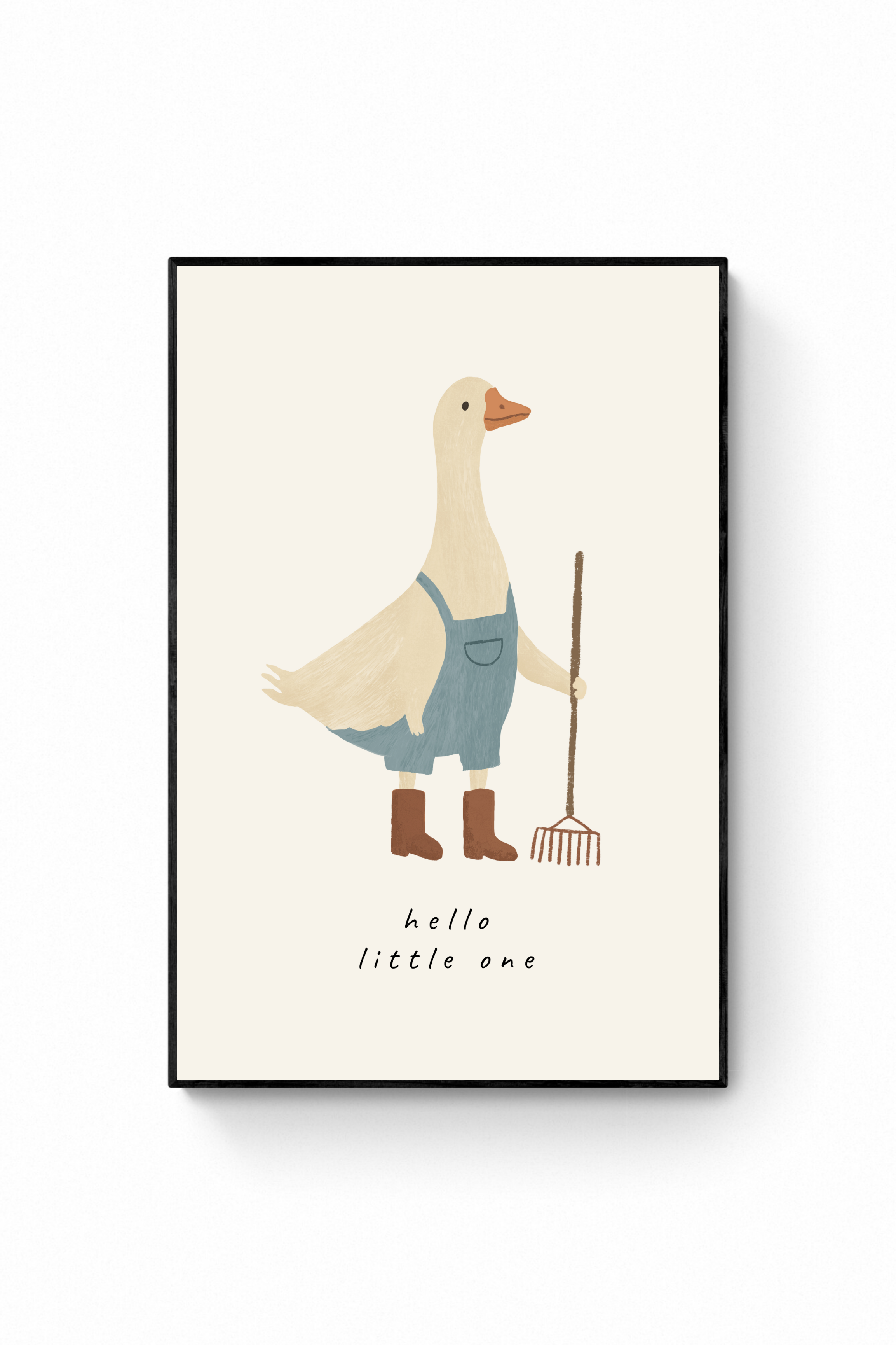 Ave - Pato en overol