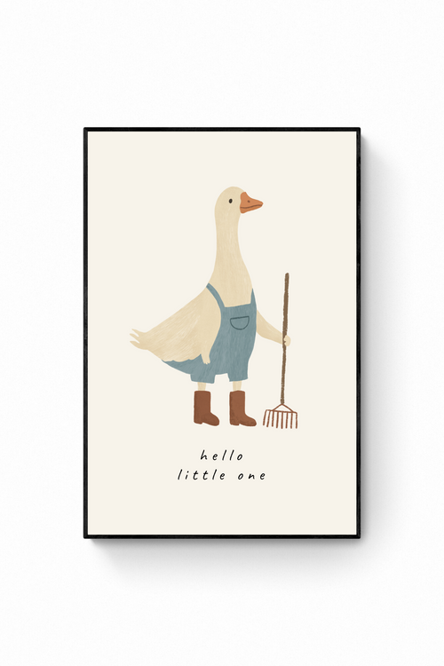 Ave - Pato en overol