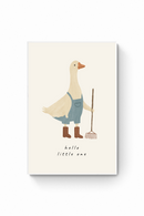 Ave - Pato en overol