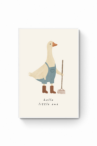 Ave - Pato en overol