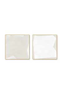 Díptico cuadrado | Serenity Neutrals in bone