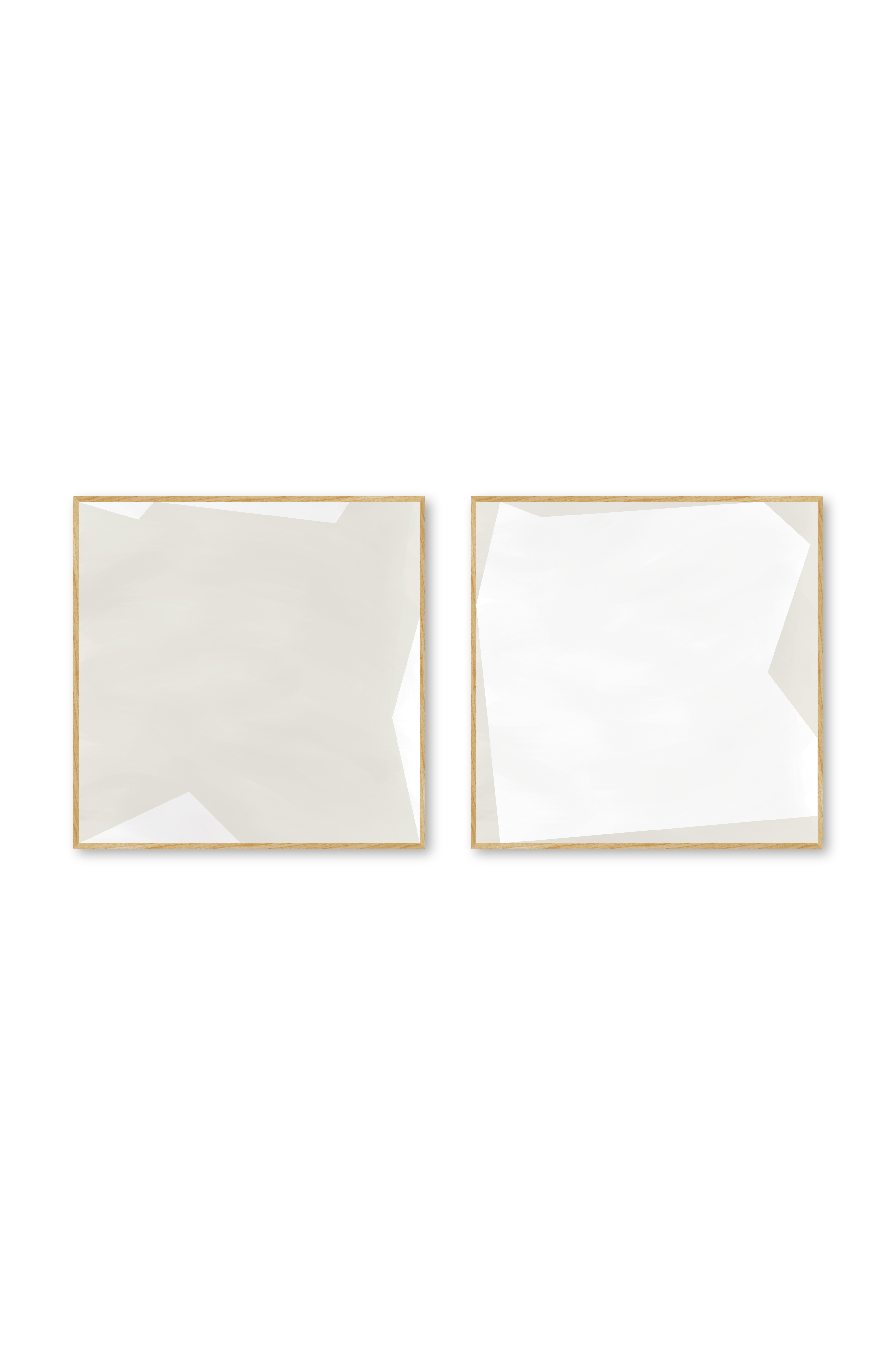 Díptico cuadrado | Serenity Neutrals in bone