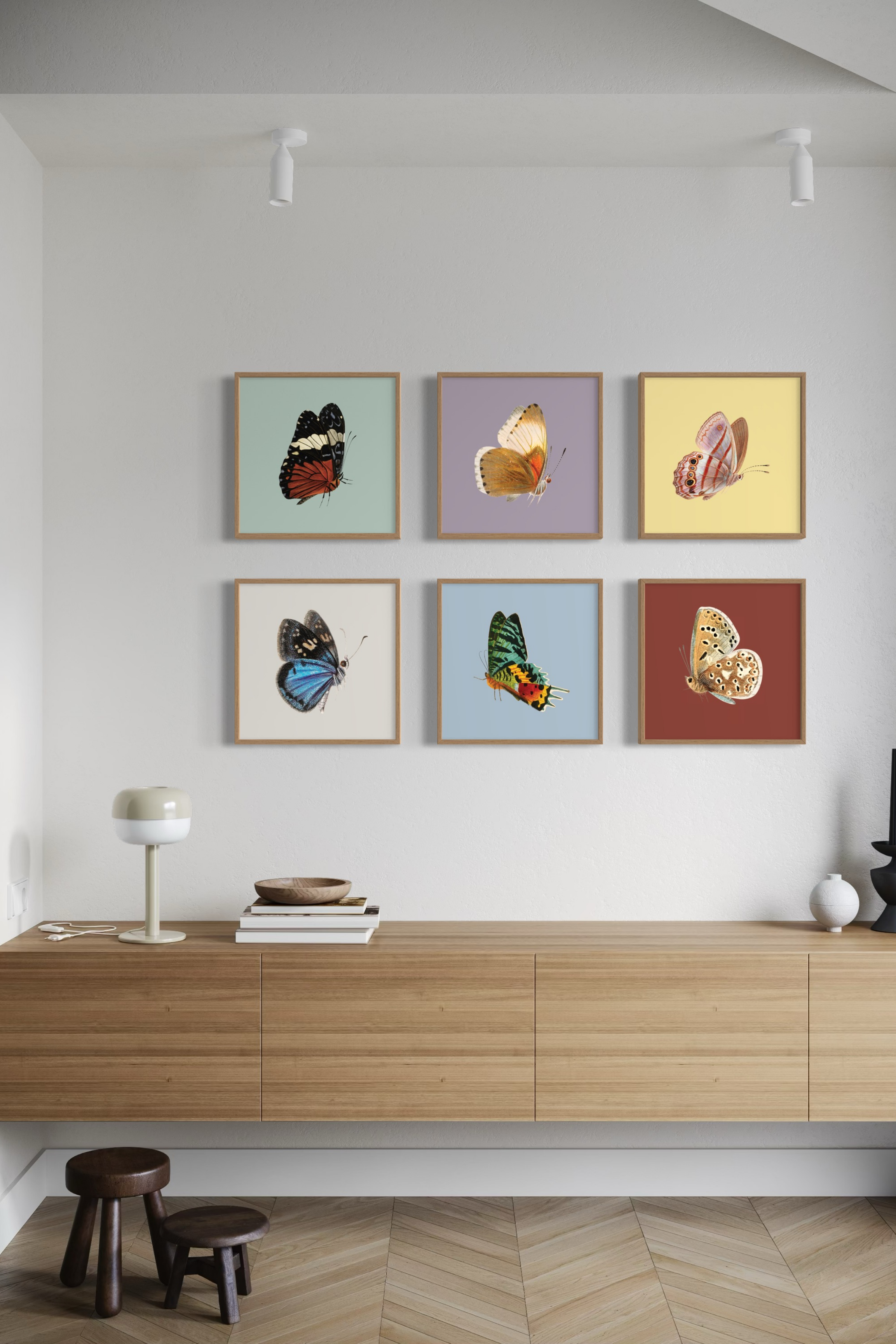 6 Mariposas - Gallery Wall