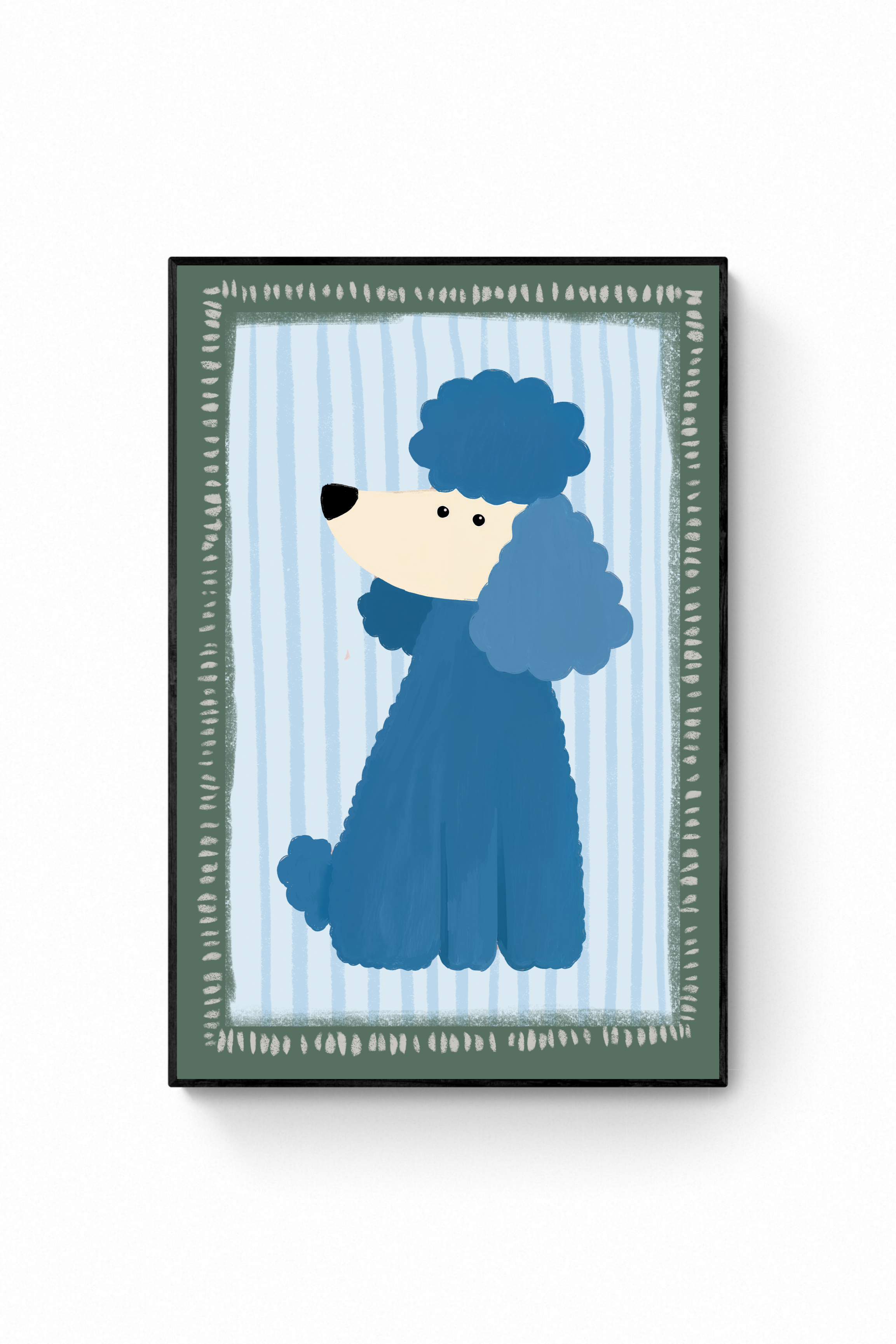 Perro - Poodle azul