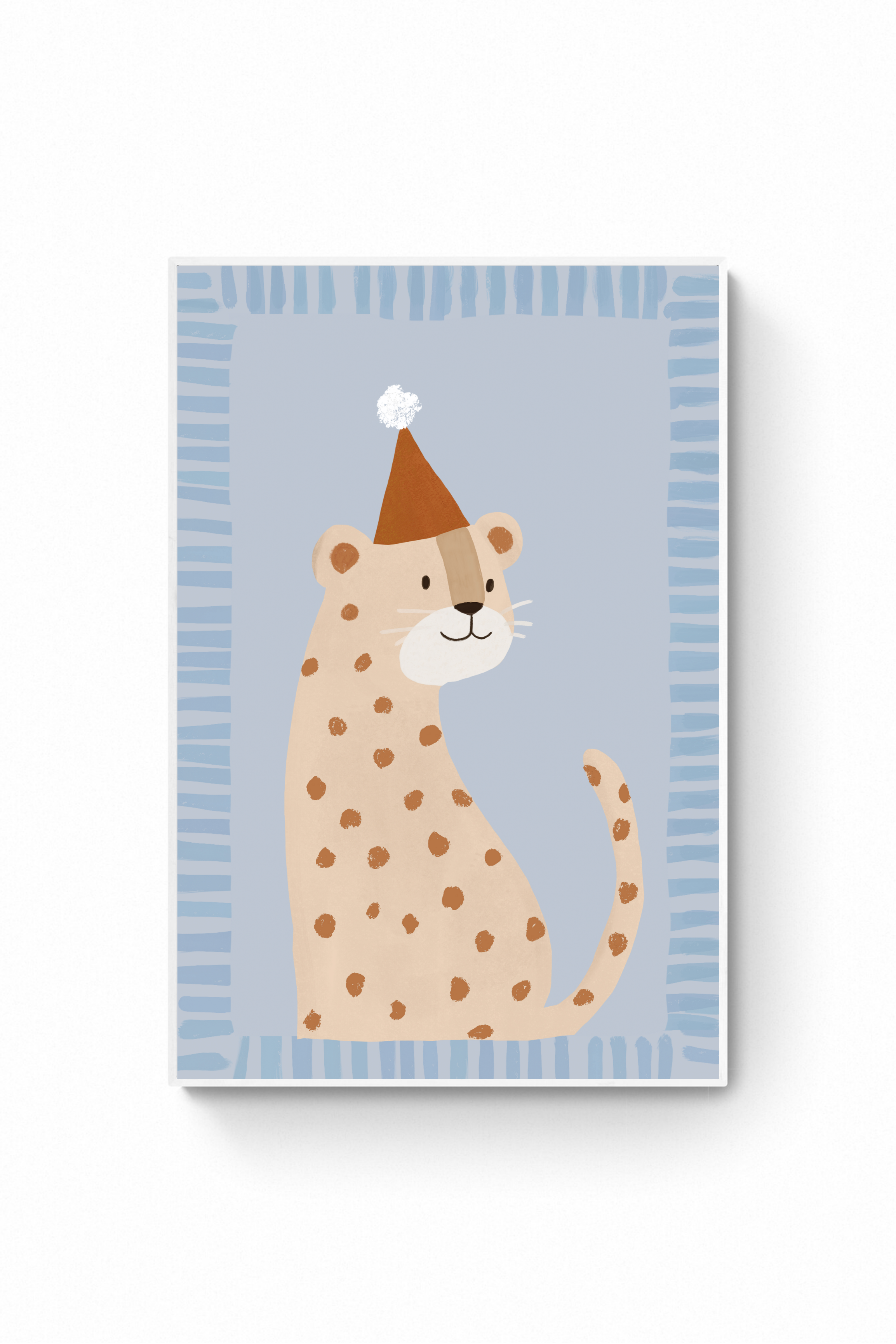 Gato - Leopardo con sombrero