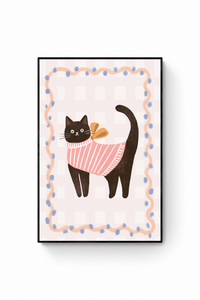 Gato - Negro con chompa